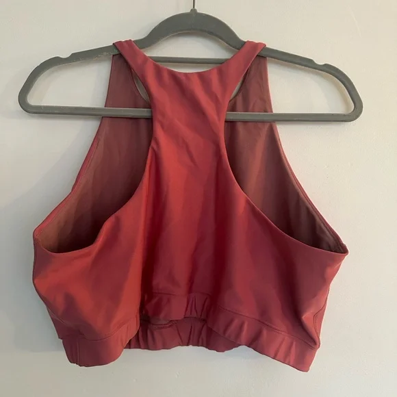 Peloton Women’s High Neck Crop Tank Top Sports Bra XXL EUC - Picture 5 of 5